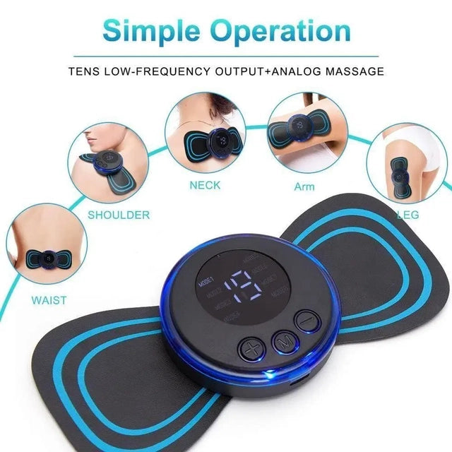 Rechargeable Mini Massager – 8 Modes &amp; 19 Intensity Levels