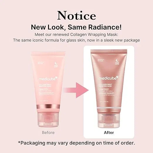 The Orignal SS Medicube Collagen Overnight Wrapping Peel Off Facial Mask